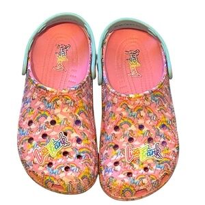 Lisa Frank Women's Pink Clogs